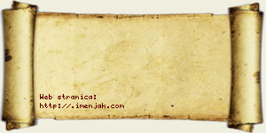 Danica Stojaković vizit kartica